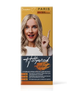 Белита-М Стойкая крем-краска для волос серии Hollywood color тон Paris №10.1 светлый пепельный блондин