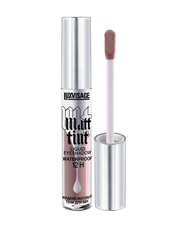 Люкс визаж Жидкие матовые тени для век Matt tint waterproof 12H 105 тон