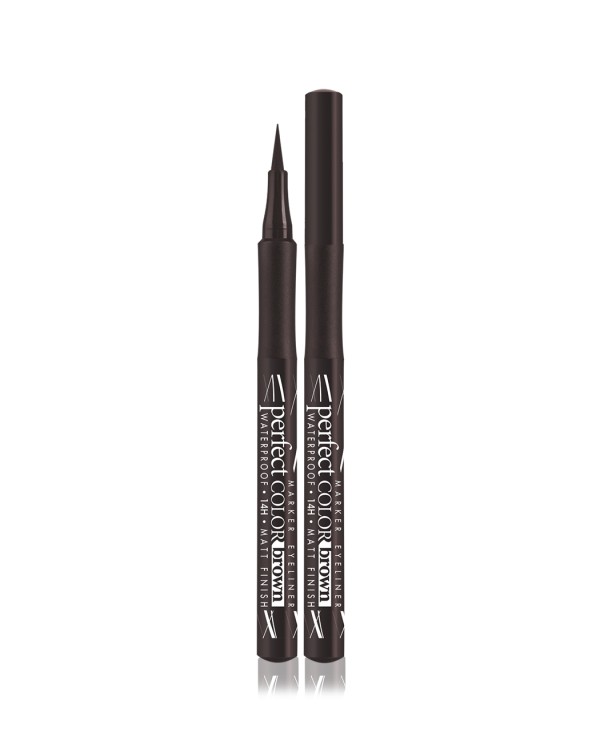 Люкс визаж Подводка-фломастер Perfeсt Color waterproof 14H matt finish BROWN