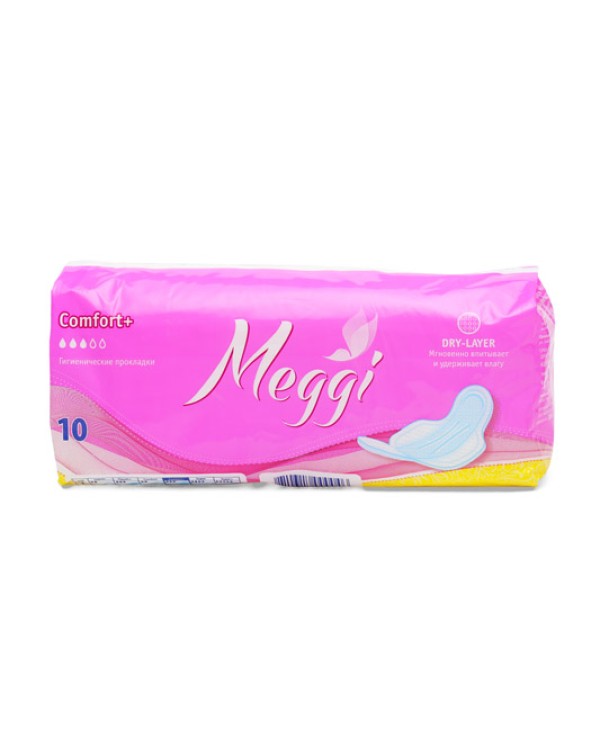 МЭГГИ Гигиенические прокладки Meggi Comfort+ 10 шт