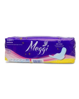 МЭГГИ Гигиенические прокладки Meggi Super+ 10 шт