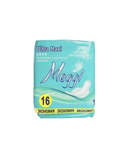 МЭГГИ Гигиенические прокладки Meggi Ultra Maxi 16 шт