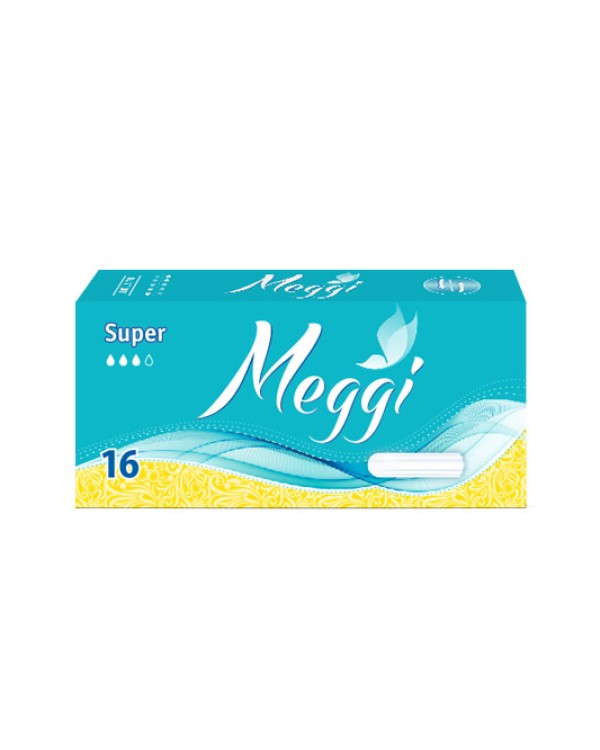 МЭГГИ Гигиенические тампоны Meggi Super 16 шт