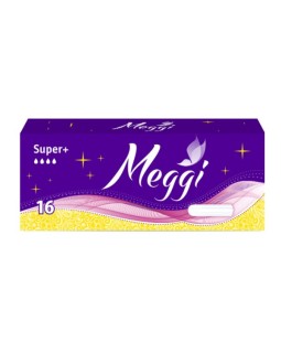 МЭГГИ Гигиенические тампоны Meggi Super+ 16 шт