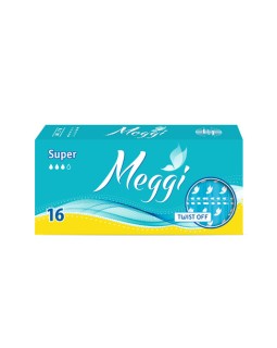 МЭГГИ Гигиенические тампоны Meggi Twist Off Super 16 шт