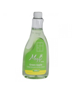 МЕГГИ Средство для мытья стекол Meggi Green Apple (без распылителя) 0,5 л