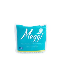 МЭГГИ Ватные палочки Meggi (пакет) 100 шт