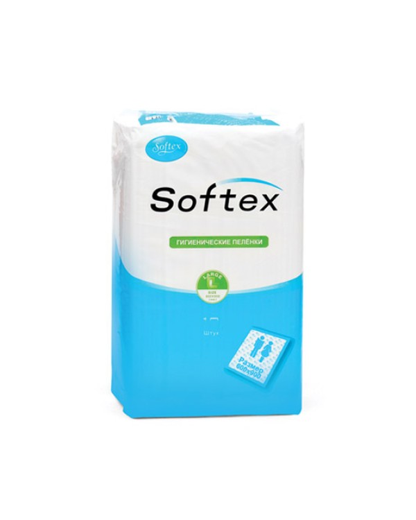 SOFTEX Впитывающие гигиенические пеленки 60х90 10 шт