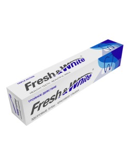 FRESH and WHITE Зубная паста тройное действие 135 г