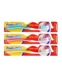 FRESH and WHITE Зубная щетка TOTAL CARE (средняя жесткость) 1 шт