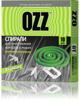 OZZ Антикомариные спирали 10 шт