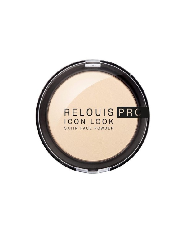 Релуи Пудра компактная RELOUIS PRO Icon Look Satin Face Powder тон 00