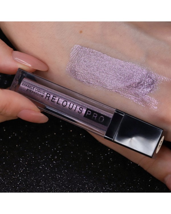 Релуи Тени для век жидкие сияющие Sparkle Liquid Eyeshadow тон 34 Misty Lavender лавандовый