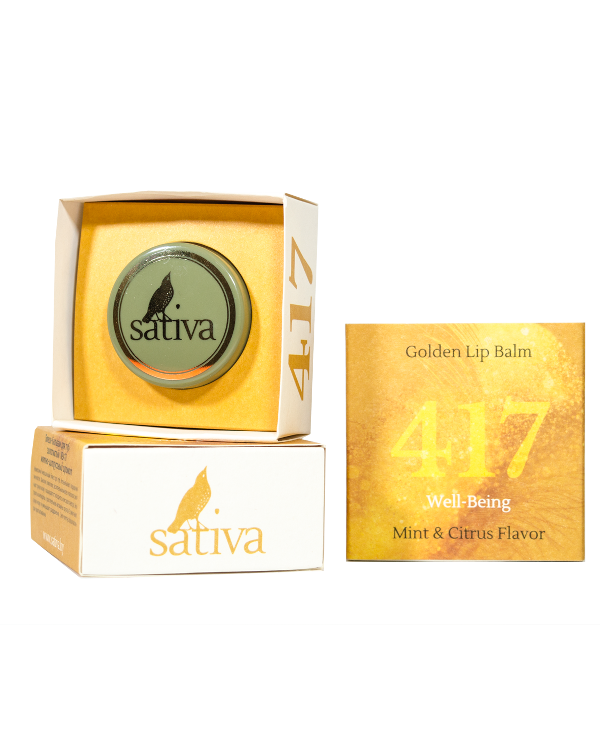 Сатива Блеск-бальзам для губ золотистый №417 8 гр Sativa