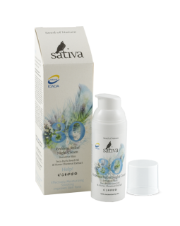 Сатива Крем-флюид ночной №30 для чувствительной легко краснеющей кожи Sativa