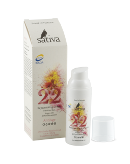 Сатива Крем-флюид омолаживающий №22 для чувствительной кожи Sativa