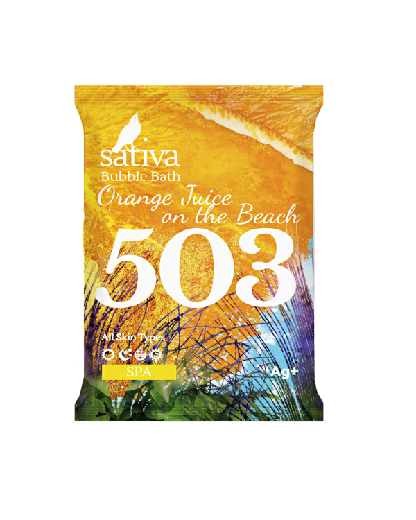 САТИВА Пена для ванны Апельсиновый фреш на пляже №503