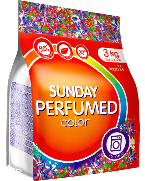 Sunday для цветного парфюмированный 3 кг